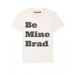 t-shirt brad a en coton couleur crème